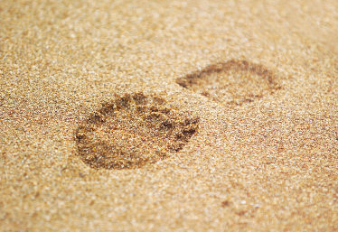 Sandabdruck
