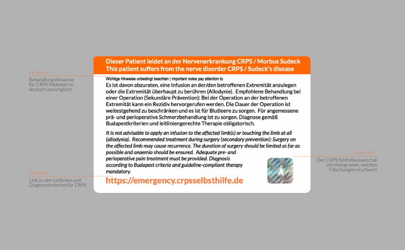 Rückseite mehrsprachig