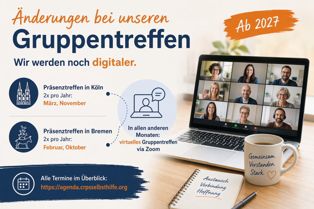 Änderungen bei unseren Gruppentreffen