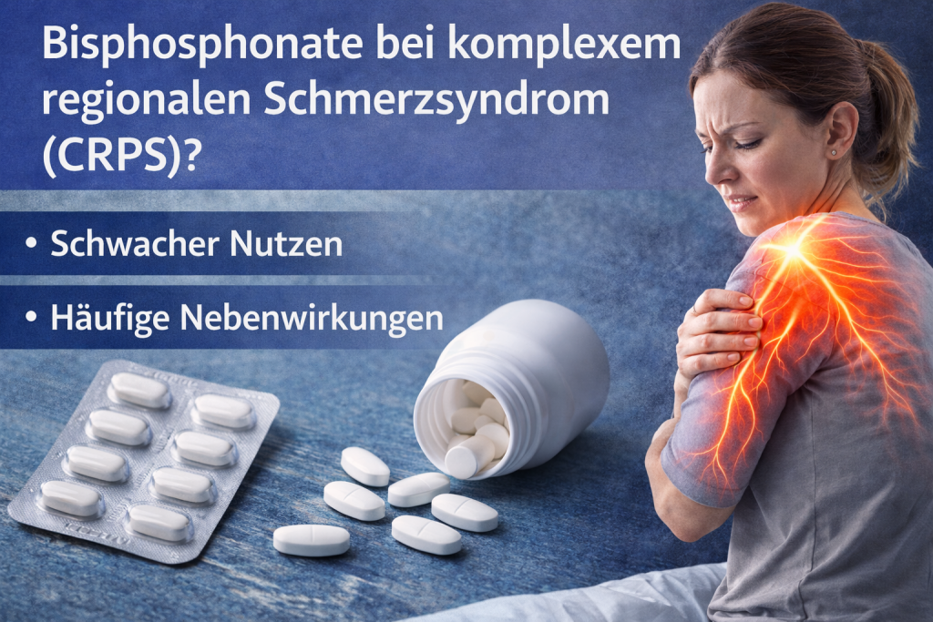 Medikamente und Schmerzausbreitung Schulter bei einer Frau