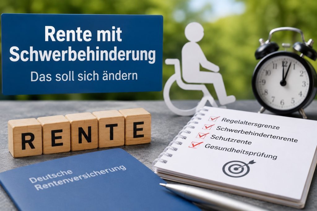 Rente als Holzbausteine